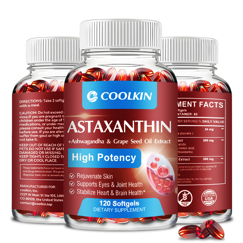 Mct Oil Coconut - Supplément d'astaxanthine à l'huile de grapese,