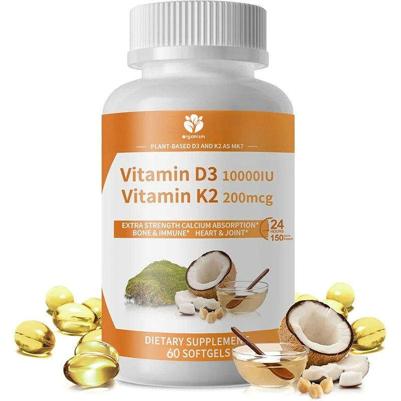 Mct Oil Coconut - D3 K2 Vitamine 200 microgrammes (100