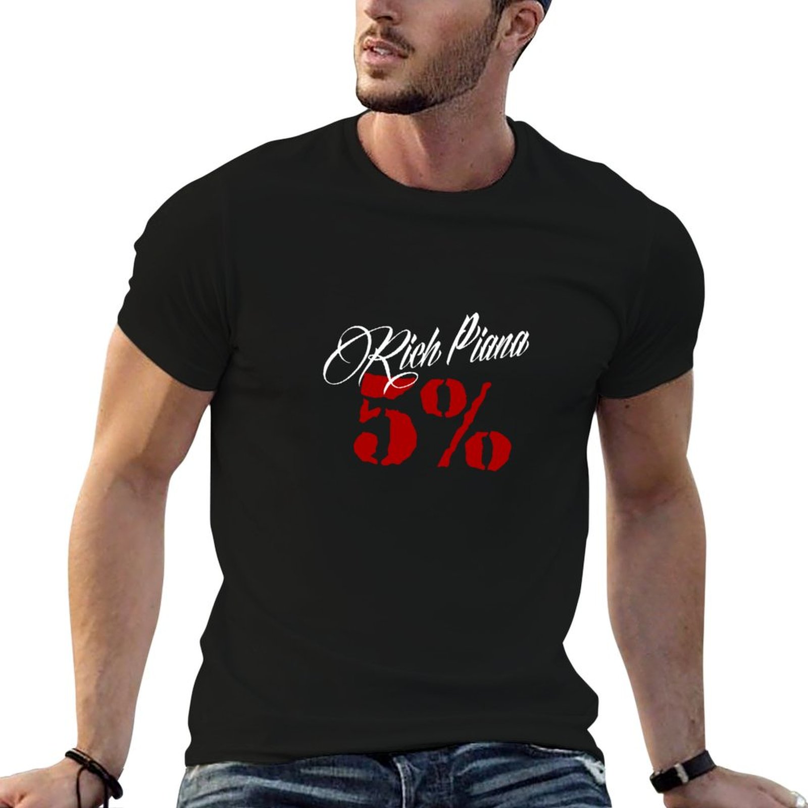 T Nutrition Fitness - Rich Piana 5 Nutrition Bodybuilder T-shirt