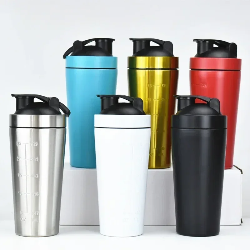 Gourde shaker en acier inoxyda - Nutrition Sports Fitness avis et prix
