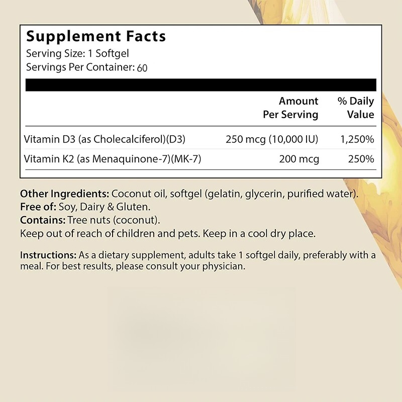 Vitamine D contenant de l'huil - Mct Oil Coconut avis et prix