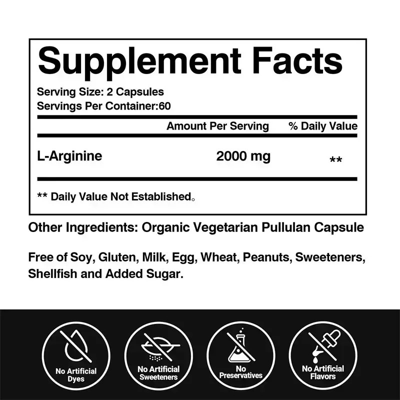 Complément de capsules de L-ar - Pre Workout Supplement avis et prix