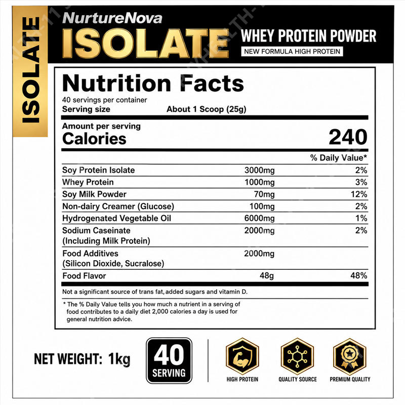Isolat de protéines de lactosé - Nutrition Sports Fitness avis et prix