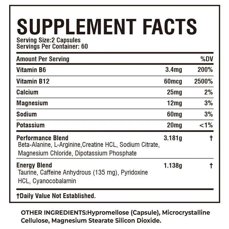 Supplément de pré-entraînement - Pre Workout Supplement avis et prix