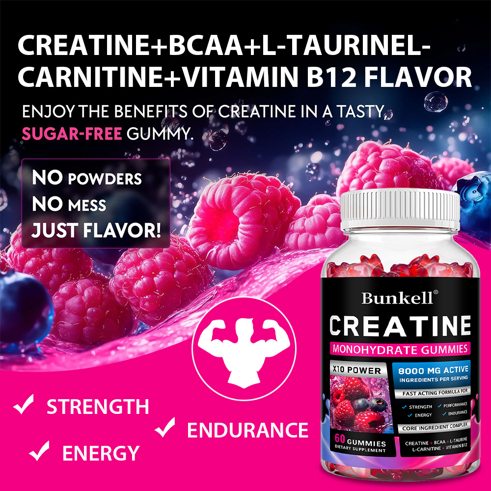 Gummies monohydratées de créat - Pre Workout Supplement avis et prix