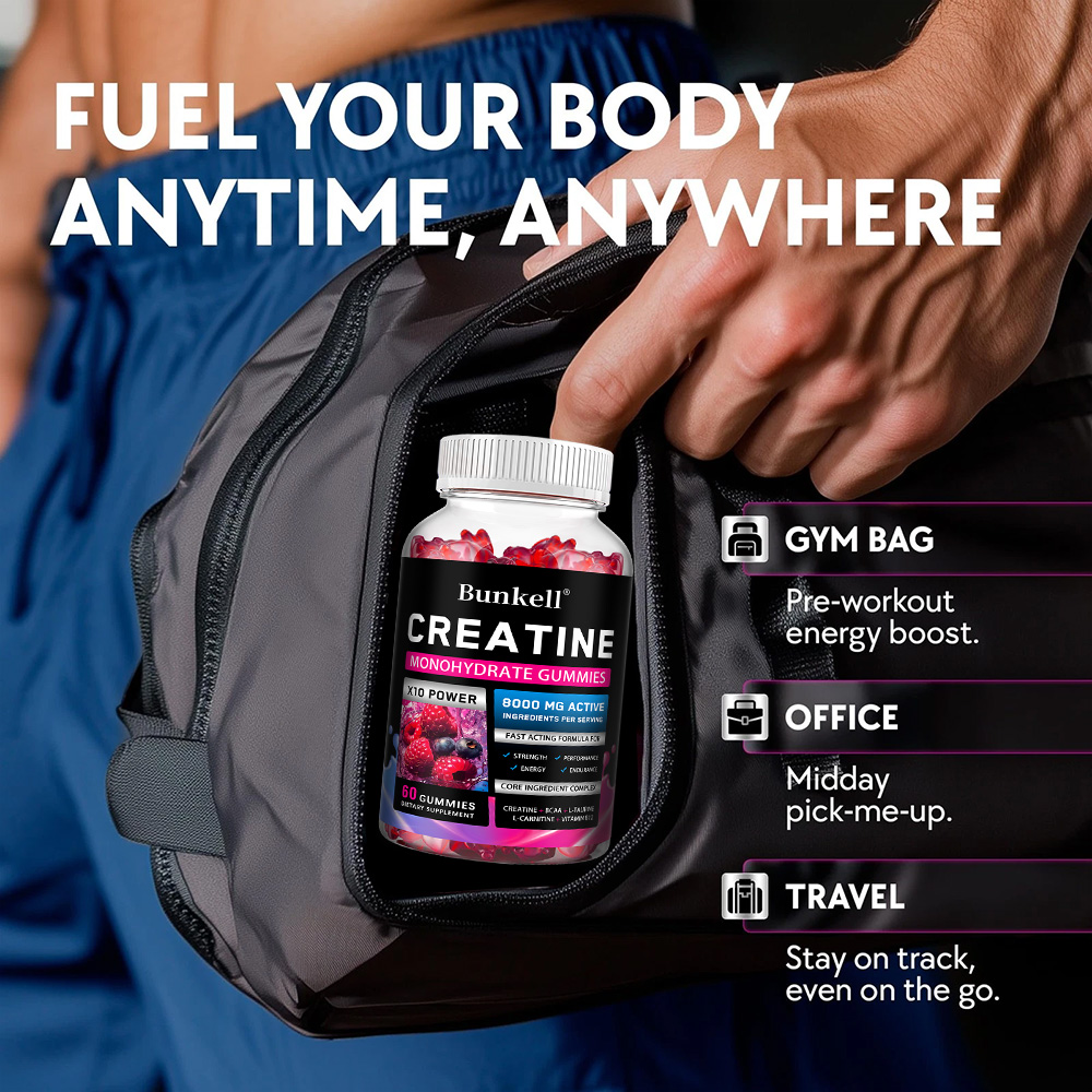 Gummies monohydratées de créat - Pre Workout Supplement avis et prix