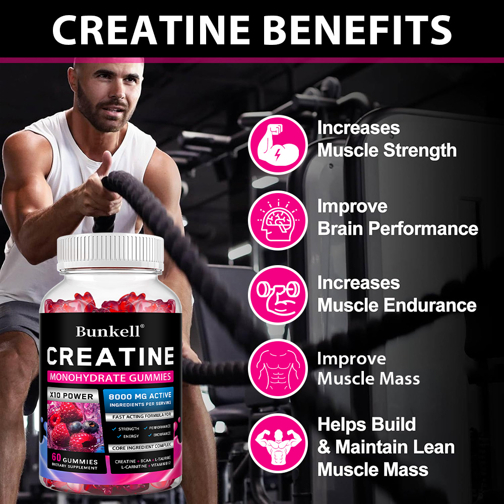 Gummies monohydratées de créat - Pre Workout Supplement avis et prix