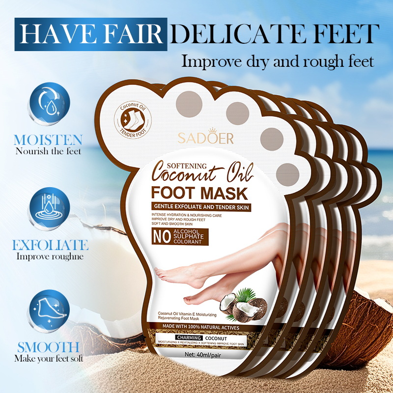 SADOER masque pour les pieds e - Mct Oil Coconut avis et prix