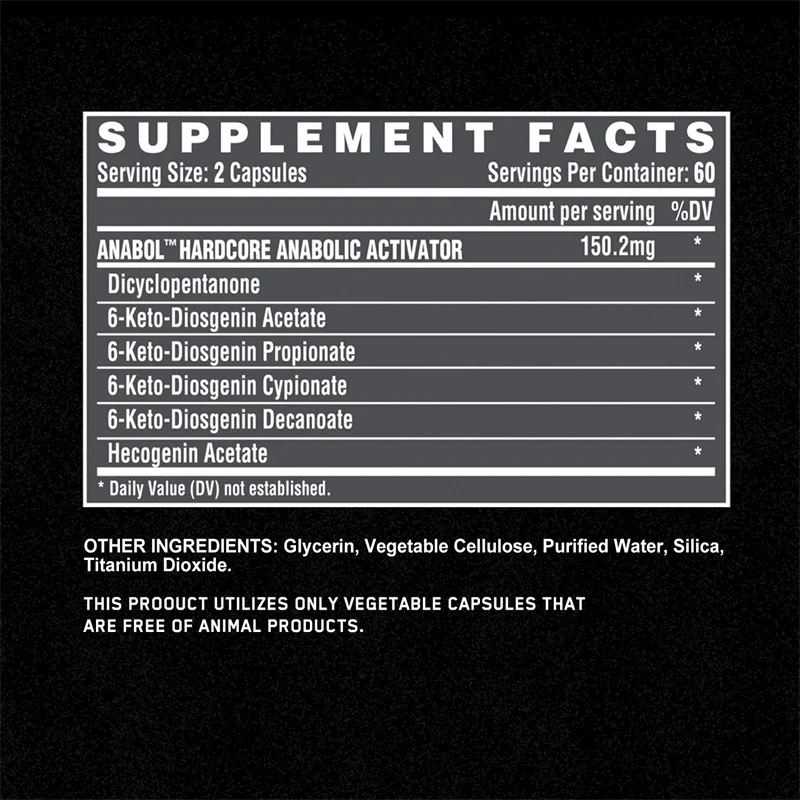 Supplément Anabol Hardcore – A - Pre Workout Supplement avis et prix