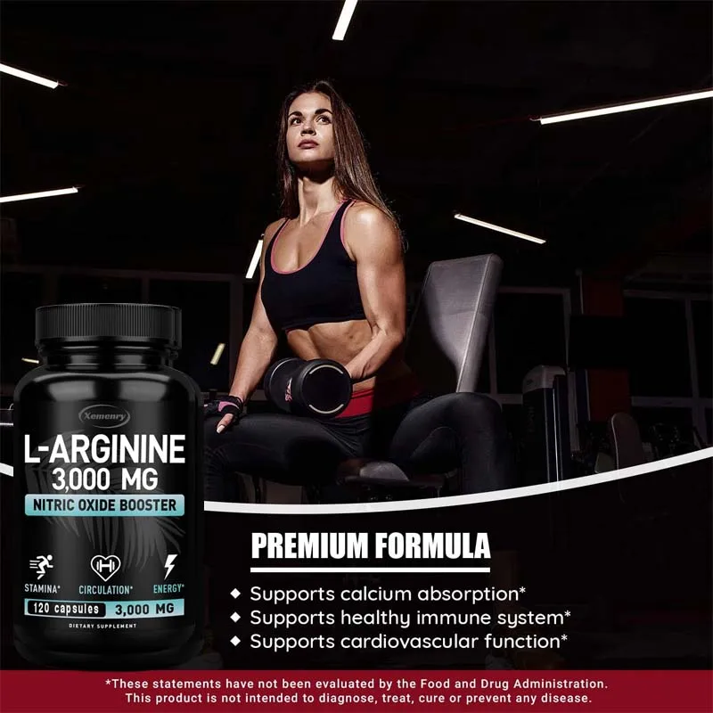 L-Arginine 3000mg - pour le so - Pre Workout Supplement avis et prix